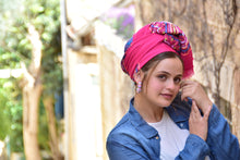 Fuchsia Dream Headscarf