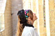 ADORA Black Floral Headband