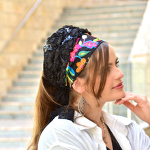 ADORA Black Floral Headband