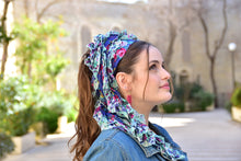 Blue Wild Headwrap