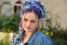 Blue Wild Headwrap