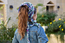 Blue Wild Headwrap