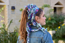 Blue Wild Headwrap