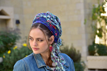 Blue Wild Headwrap