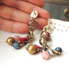Unique Colorful Antique Dangle Earrings