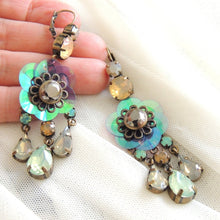 Stunning Flower Dangle Earrings