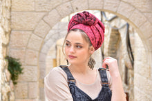 Fuchsia Splendor Headscarf