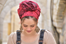 Fuchsia Splendor Headscarf