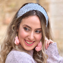Stunning Grey Lace Headband