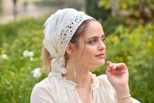 Shenhav White Ruffle Bandana