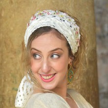 WHITE WISTERIA Headband