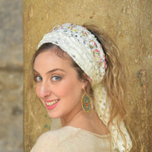 WHITE WISTERIA Headband
