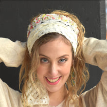 WHITE WISTERIA Headband