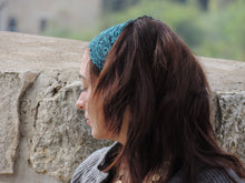 Turqoise Stretchy Lace Headband