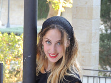 Black Stretchy Lace Headband