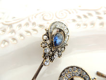 Blue Shiny Hair Pin