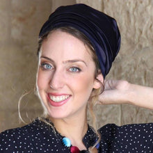 Blue Navy Satin Sinar