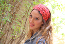 Orange/Peach Lace Headband