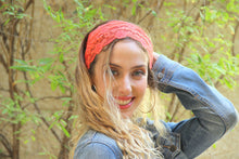Orange/Peach Lace Headband