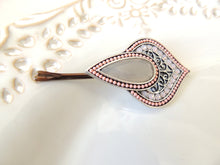 Grey Pink Hair Pin