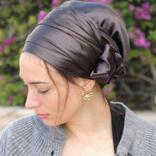 Brown Stretched Satin Sinar