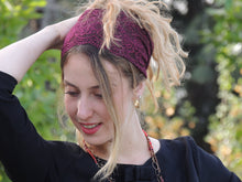 Bordeaux Lace Headband