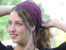 Bordeaux Lace Headband
