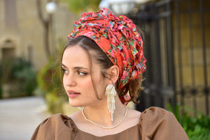 Coral Wild Headwrap