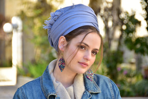 Beeri Soft Blue Headscarf