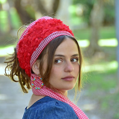 Graceful Checkered Headband