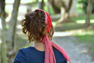 Graceful Checkered Headband