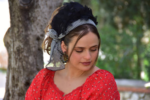 Aluma Black Bow Headband