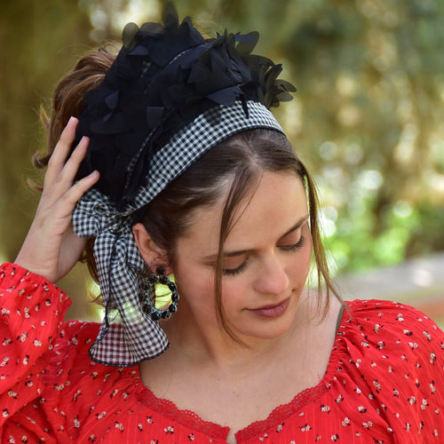 Aluma Black Bow Headband