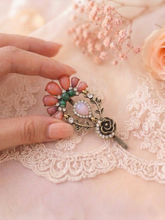 Antique Gold Peony Hairpin