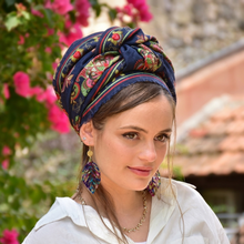 Noga Luxe Floral Navy