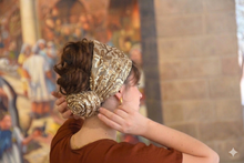Golden Bloom Sequin Headband