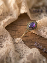 Victorian Amethyst Bobby Pin