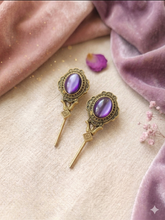 Victorian Amethyst Bobby Pin