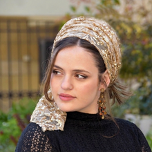 Golden Bloom Sequin Headband