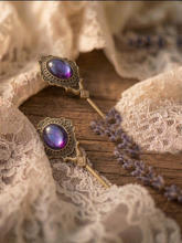 Victorian Amethyst Bobby Pin