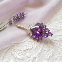 Royal Amethyst Crystal Hair Pin