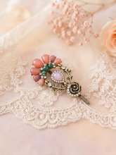 Antique Gold Peony Hairpin