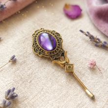 Victorian Amethyst Bobby Pin