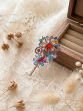 Rainbow Blossom Tichel Pin