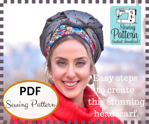 How To Sew Your Lovely Regal HEADSCARF