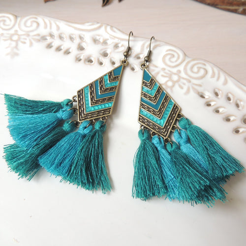 Tassel Ethnic Hanging earrings