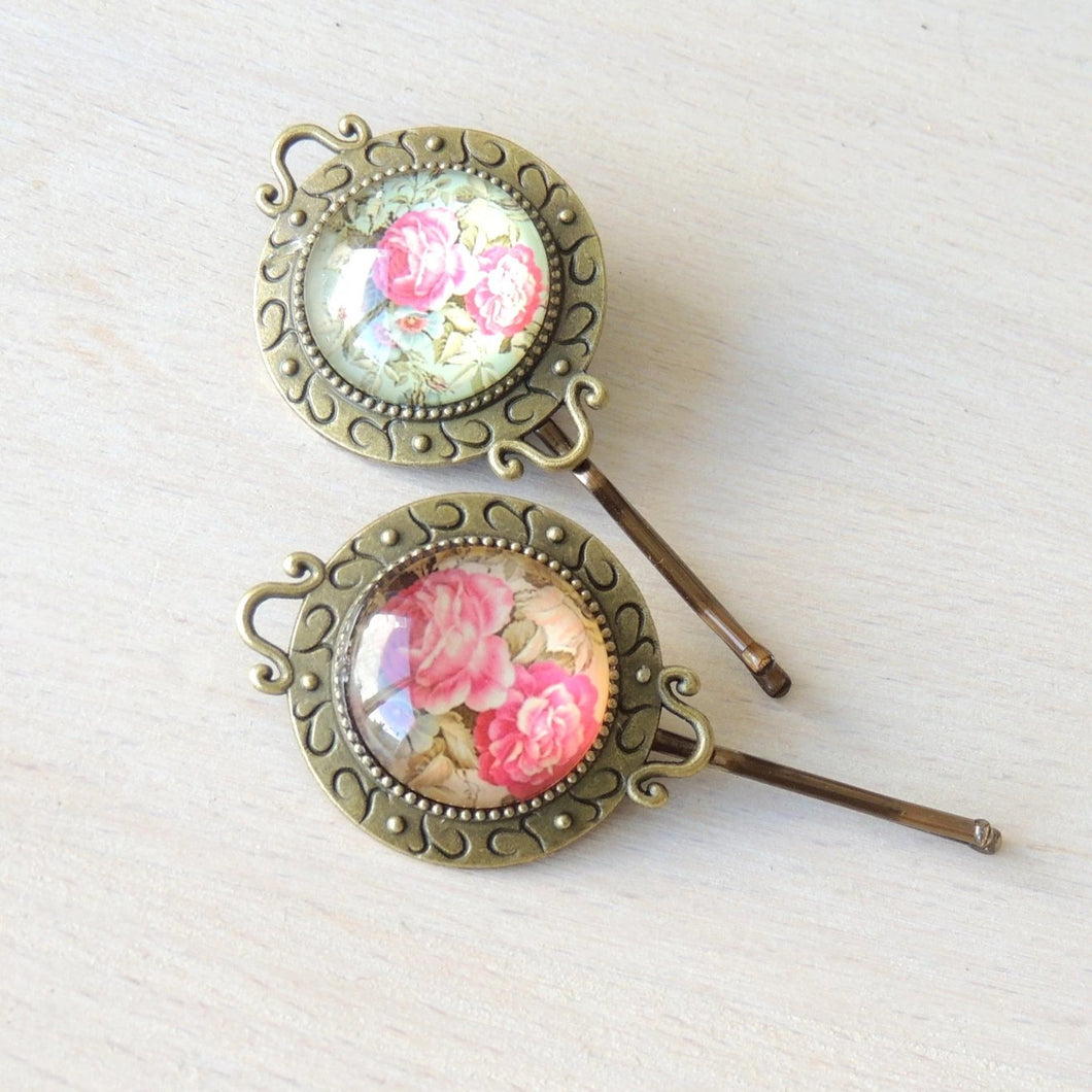 TWO Vintage Victorian Hair Pins