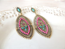 Stately Floral Earrings