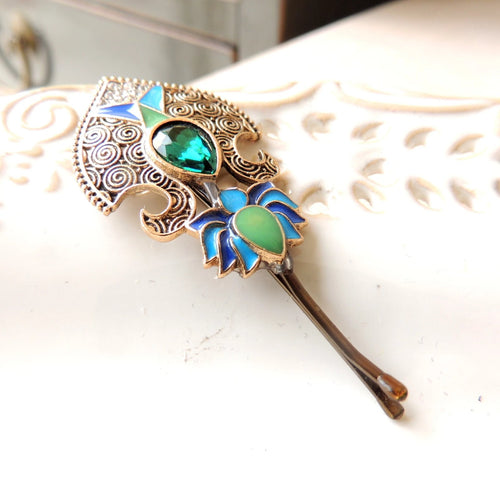 Antique Style Blue Green