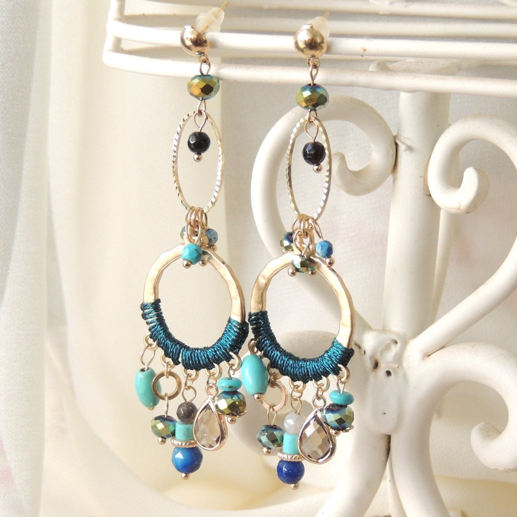 Turquoise tease Dangle Earrings